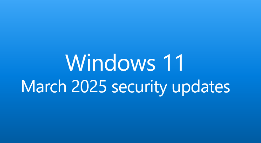 Windows 10 and Windows 11 March 2025 Security Update
